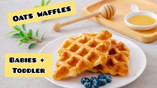 Dates amp Almond oats mini waffle for baby  Mini waffle recipe  Oats waffle  Baby breakfast [upl. by Micheal313]