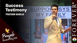 Success Testimony by Pratham Baweja  Punjab Success Day August 2022  Forever Living India [upl. by Connors806]