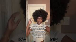 Consistency is key 🔐 naturalhair 4bnaturalhair type4naturalhair blackgirlmagic curlyhair [upl. by Enilrahc]