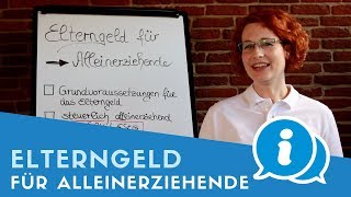 ▶ Elterngeld für Alleinerziehende Das musst du wissen vor Elterngeldreform [upl. by Chouest]