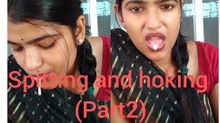 spitting hoking challenge part2 [upl. by Gnak]