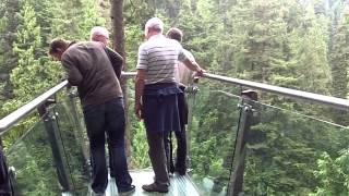 Capilano Suspension Bridge the day after tragic death [upl. by Worthy867]