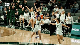 Michigan State Womens Basketball vs Northwestern  Cinematic Highlight  Jan 17 2024 [upl. by Neret]