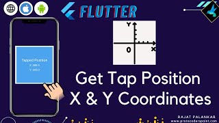 Flutter Get Screen Tap Position X amp Y Coordinates using GestureDetector Widget [upl. by Ennaisoj]