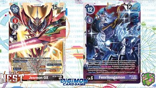 DIGIMON TCG Local match 🇲🇽 Jesmon GX Red vs Fenriloogamon Purple  THE NEST [upl. by Web943]