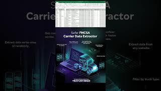 Safer Fmcsa Data ExtractorAuto Email Sender and 20 lakh Data Mc and UsDot fmcsa dataextractor [upl. by Torruella]