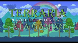 Playing TERRARIA and making progress  Terraria [upl. by Portwin501]