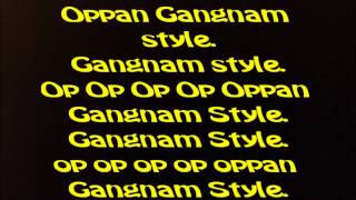 PSY  Gangnam Style Lyrics Korean [upl. by Adnawad]