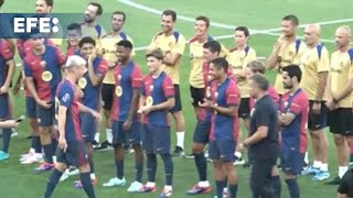 Trofeo Joan Gamper El Barça de Flick cae ante el Mónaco en el debut de Dani Olmo [upl. by Centeno]