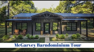 Barndominium Tour  1200 sq ft  2 Bedroom  2 bath Barndominium [upl. by Hultgren725]