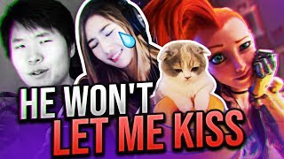 HE WONT LET ME KISS  XCHOCOBARS LEAGUE OF LEGENDS [upl. by Ennayoj]