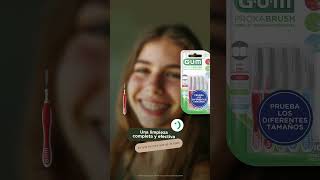 GUM® PROXABRUSH® Cepillos Interdentales SunstarGUM GUM Interdental SaludBucal ProxaBrush [upl. by Alberto]