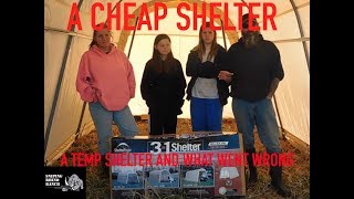 ShelterLogic 3 in 1 Shelter A Cheap Mobile Shelter For Your Homestead [upl. by Sayers]