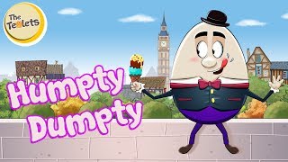 Humpty Dumpty Rhyme for Preschoolers I Nursery Rhymes and Kid Songs I The Teolets [upl. by Lunna960]