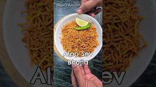 Crunchy Aloo Sev Bhujia Recipe Shorts [upl. by Kiona]