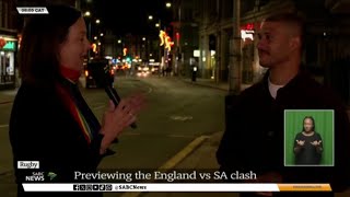 RUGBY  Previewing England vs SA clash at Twickenham London [upl. by Tiram]