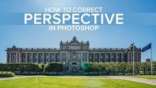 How to Repair Perspective Keystoning in Photoshop [upl. by Reggie963]