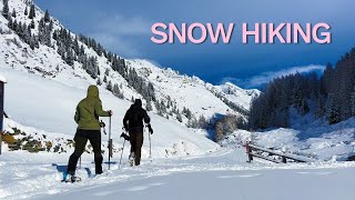 HIKING 12 KM WITH SNOWSHOES  autumn edition [upl. by Ama]