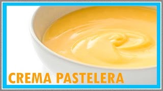 COMO HACER CREMA PASTELERA FACIL [upl. by Adriane]