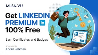 Get LinkedIn Premium 12 Months free 100 in easy steps 2024  MS Learn CSC  LinkedIn Subscription [upl. by Aubarta]