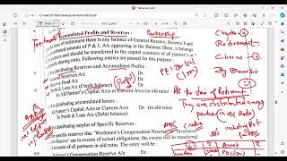 Retirement  class 4 treatment of accumulated profit and losses [upl. by Akitan]