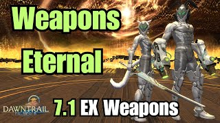 FFXIV Weapons Eternal  EX Weapons [upl. by Hedges878]