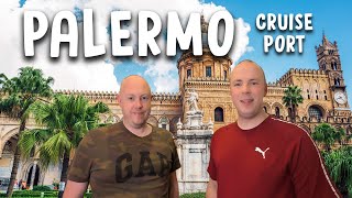 Palermo Italy Cruise Port  Our Day in Palermo Sicily 🇮🇹 [upl. by Wolliw]