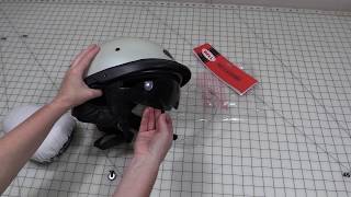 How To Replace The Visor On A Motorcycle Helmet [upl. by Angelle]