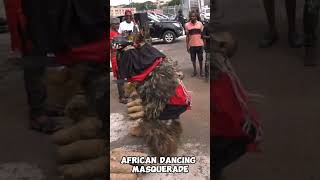 African Village Life Masquerade Dancing in The FESTIVAL [upl. by Skiba740]