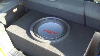 alpine typeR 12quot hifonics brutus 1200 watt amp Aveo5 [upl. by Adnima681]