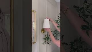 Beautiful Battery Operated Wall Sconce With Remote Control No Hardwiring Required Easy To Install [upl. by Aseretairam329]