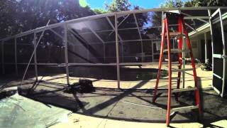 Tampa Pool Enclosure Rescreening and Repair [upl. by Jess]