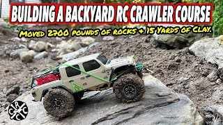 Building A Backyard Crawler Course SCX24 Paradise [upl. by Carter2]