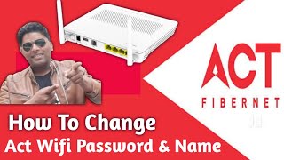 How to Change Act wifi Password amp Wifi Name I ACT Wifi ka password kaise change kare I actfibernet [upl. by Itsur449]