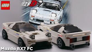 Almost Perfect LEGO Mazda RX7 FC Speed Champions  My Dream Cars [upl. by Annawak]