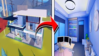 Secret Office Room Hidden In The Modern House In Roblox Livetopia Update [upl. by Welbie277]