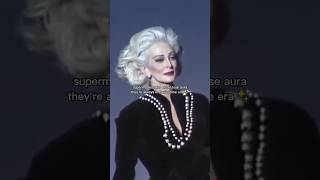 92 yrs old supermodels never lose their prime era aura😫oldsupermodels [upl. by Imelda]