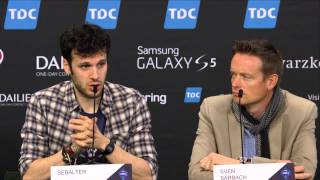 ESCKAZ in Copenhagen Sebalter Switzerland pressconference [upl. by Weed856]