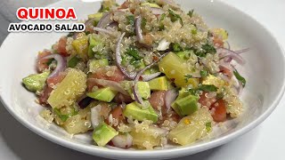 Quinoa Avocado Salad Recipe [upl. by Lisab]