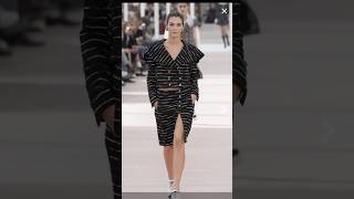 Luxo em preto e branco Chanel PrimaveraVerão 25 Paris chanelfashionstyle trendingwomenswear [upl. by Silisav]