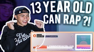 13 YEAR OLD CAN RAP  Reacting to Sound Cloud Rappers  Sharpe [upl. by Llemor]