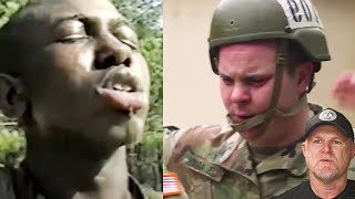 Army Basic Training 1997 vs 2021 Marine Reacts [upl. by Deedee]