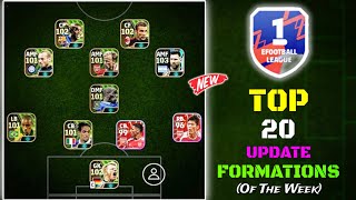 Top 20 New Unique Formations Update In eFootball 2024 Mobile  New Hidden Formations In eFootball 🤩 [upl. by Soirtemed720]