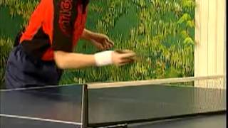 直拍 擺短 forehand drop shot penhold tranining table tennis [upl. by Llenrod865]