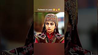 FATMA HATUN IN LAWS🤭🔥kurulusosman editwithkurulus fatmahatun shorts shortsfeedshortsvideobala [upl. by Thorma]