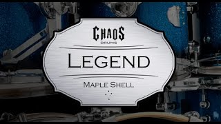 You wont feel BLUE behind this Chaos Legend Maple  Chaos Drums [upl. by Lewiss16]