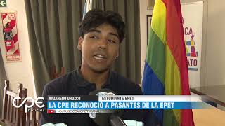 La CPE reconocío a pasantes de la EPET [upl. by Granese]