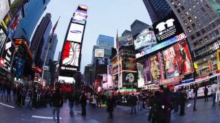 Busy streets of New York City  time lapse [upl. by Heck]