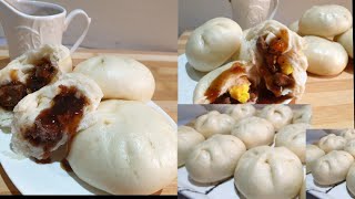 Beef Asado Siopao with 2 two types of dough sauce and filling recipe best asado siopaoBake N Roll [upl. by Anneuq]