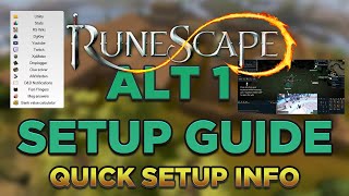 Runescape  Alt 1 Toolkit SETUP GUIDE HOW TO AFK AND HAVE A LOBBY TIMER PLUS MUCH MORE [upl. by Dadelos695]